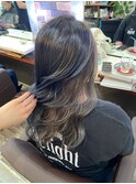 10代20代30代インナーカラー×立体感×透明感グレージュ