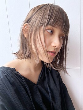 アイティー バイ アルバム 浦和店(IT by ALBUM) ラベンダーベージュ_マロンベージュAラインボブ_28123