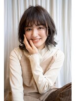 マグノリア オモテサンドウ(MAGNOLiA Omotesando)&nbsp;伸ばしかけの方にオススメ！ニュアンスくびれミディ・・・HINATA