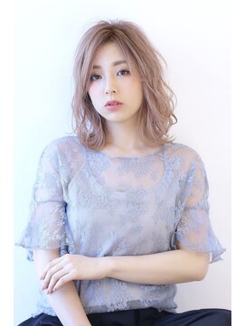 オーロ 宝塚店(ORO) 20代30代40代透明感マロンベージュニュアンスカラーAラインボブ