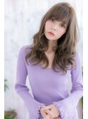 シースルーバングプリカール…外国人風グレイアッシュc1