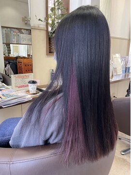 コアフィールフィス(COIFFURE fils) 【見附　今町】似合わせインナーカラー　M3Dストレート