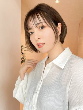 トゥルーズ 梅田店(TLUUS) 【TLUUS黒髪ココアベージュオリーブグレー小顔クラゲヘアー】