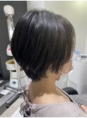 外ハネボブ/グラデーションカラー/ペールベージュ/秋葉原