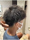 ツイストスパイラルパーマ/ツーブロック/刈り上げ