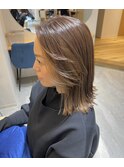 やわらかベージュ×インナー×ハイライト