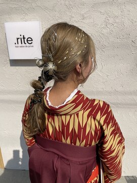 リテ(.rite) 袴×編み下ろし