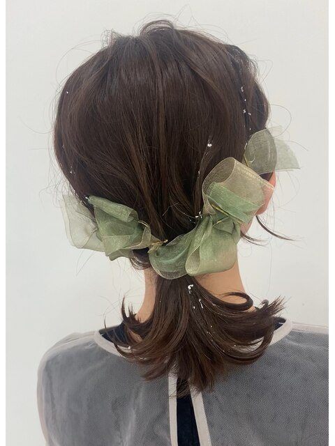 お呼ばれヘアアレンジ