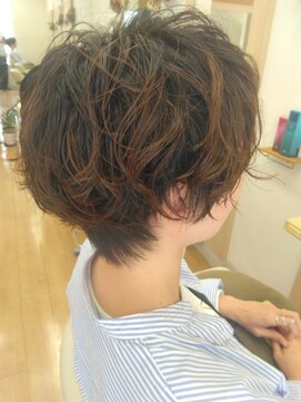 アメイジングヘアー 中沢店(AMAZING HAIR) ショートボブ/マッシュパーマ/フレンチカジュアル/ゆるウェーブ