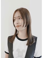 マスタード(MASTARD)&nbsp;20代30代40代ウルフ前髪アンブレラカラーこなれミディイメチェン