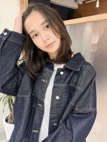 ラミエ バイ メルト 吉祥寺(lamie by melt)&nbsp;"久保田"くびれレイヤーカット韓国風ヘアアッシュブラウン