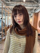 ホネン(honen)&nbsp;ショートボブウルフレイヤーパーマ前髪イルミナ韓国髪質改善