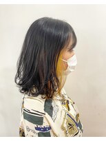 ヘアーアンドメイクアップモパ&nbsp;イヤリングカラーイエロー