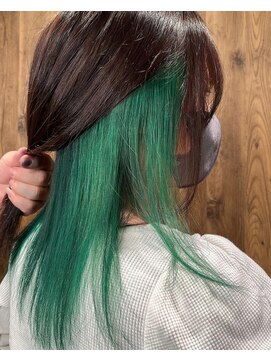 プレーゴ美容室 インナーカラー