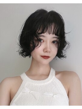 大人気メニュー！乾かしても可愛いボブパーマ/表参道