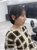 【ミニボブ】ナチュラルボブ/ストレートボブ/ショートボブ