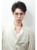 大人アップバングショート