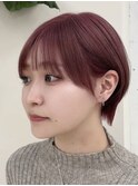 大人気 コンパクトショート×カシスピンクカラー