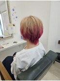 ショートでも可愛さ無限。デザインカラー