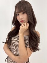 ユーフォリア 渋谷グランデ(Euphoria SHIBUYA GRANDE)&nbsp;ヨシンモリ 韓国ヘア 顔周りカット ダークブラウン 透明感カラー