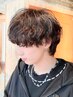 カット+ シャドウパーマorフェザーパーマ[静岡/草薙/縮毛矯正/メンズパーマ]