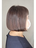 松本平太郎美容室 国立店 40代50代60代×ディスコネクションボブ×イノアカラー