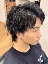 デプト(DEPT.) ツイストスパイラルパーマサーフカールウルフカット波巻きパーマ