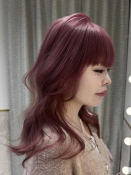 キャリ 渋谷(care) ダブルカラーチェリーピンク