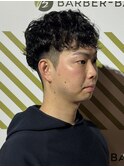 ビジネス爽やかニュアンスパーマスタイル
