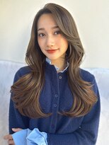 エニー 栄(Any)&nbsp;韓国レイヤー×オリーブベージュ