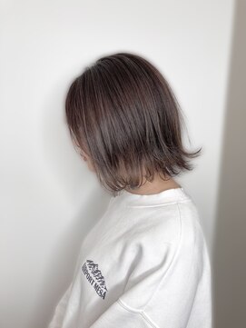 アース 天満橋店(HAIR & MAKE EARTH) 30代40代◎冬映えくびれボブ×髪質改善美髪