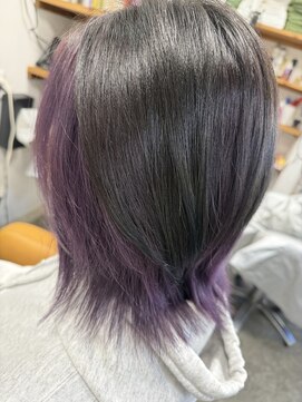 トゥエンティーフォー 泉大津店(24) 丸みショート×透明感ブラウン