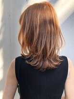 リヤン 表参道(lyann) ワンカール斜めバングミディアムレイヤーカット#282g0207