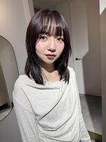 アトリエノエラ(Atelier Noella)&nbsp;ほんのりワインレッド×レイヤー【中村】