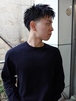 ノラ シブヤ(NORA)&nbsp;スパイキーテーパーフェードアクティブショートビジネスヘア大人