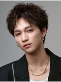 ニュアンスパーマ/センターパート/波巻きツイストスパイラル渋谷