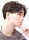 ニュアンスパーマシースルーバングセンターパート韓国ヘア