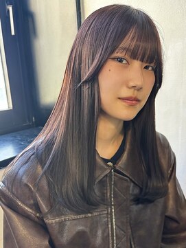 メイカ(MEIKA) 【 ロング × 透明感 × ピンクブラウン 】浅野美紀