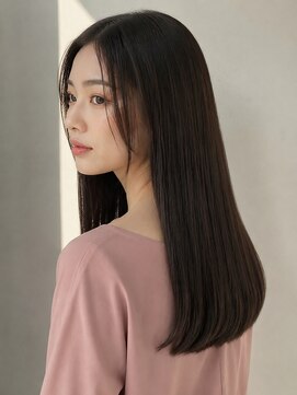 モト 船橋(moto) 髪質改善艶髪ロングストレート透明感アッシュモカブラウン船橋