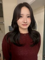 マロ(MALo)&nbsp;韓国くびれ巻き×チョコレートブラウン