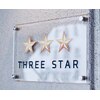 スリースター(THREE STAR)のお店ロゴ