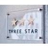 スリースター(THREE STAR)のお店ロゴ