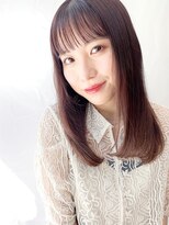 ケーツー心斎橋 クイーンズガーデン バイ ケーツー(K two QUEEN'S GARDEN by K two) ナチュラルカール×on眉バング2/田中/心斎橋&難波&なんば