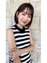 フラミューム たまプラーザ(flammeum)&nbsp;ミニボブ×透けバング【たまプラーザ】