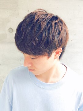 ヘアークリエイ トポライトウィロー 烏丸(Hair Create Polite willow) 爽やか無造作重めカジュアルフェザーマッシュ