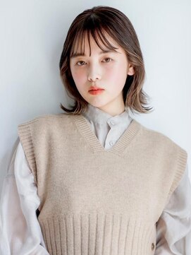 ネリー 銀座(NERIE) 似合わせカット銀座　ミニウルフ　テラコッタ