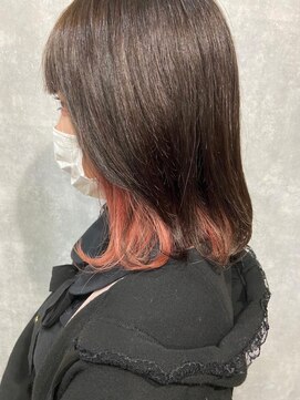 ダリー 白石店(Dali) Dali×pink 真鍋　インナーカラー