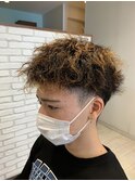 ツイストパーマ/ハイライト/ツーブロック