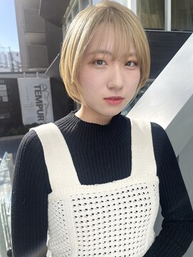 ヌード(NUDE) 「NUDE」#前髪なしショート 10代 20代 30代 40代 束感ショート