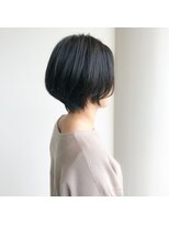 サラジュ 逆瀬川店(SARAJU) 【ナチュラル】大人の黒髪ショート♪ハーブカラー♪
